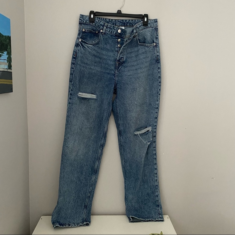 High Waisted Baggy Jeans